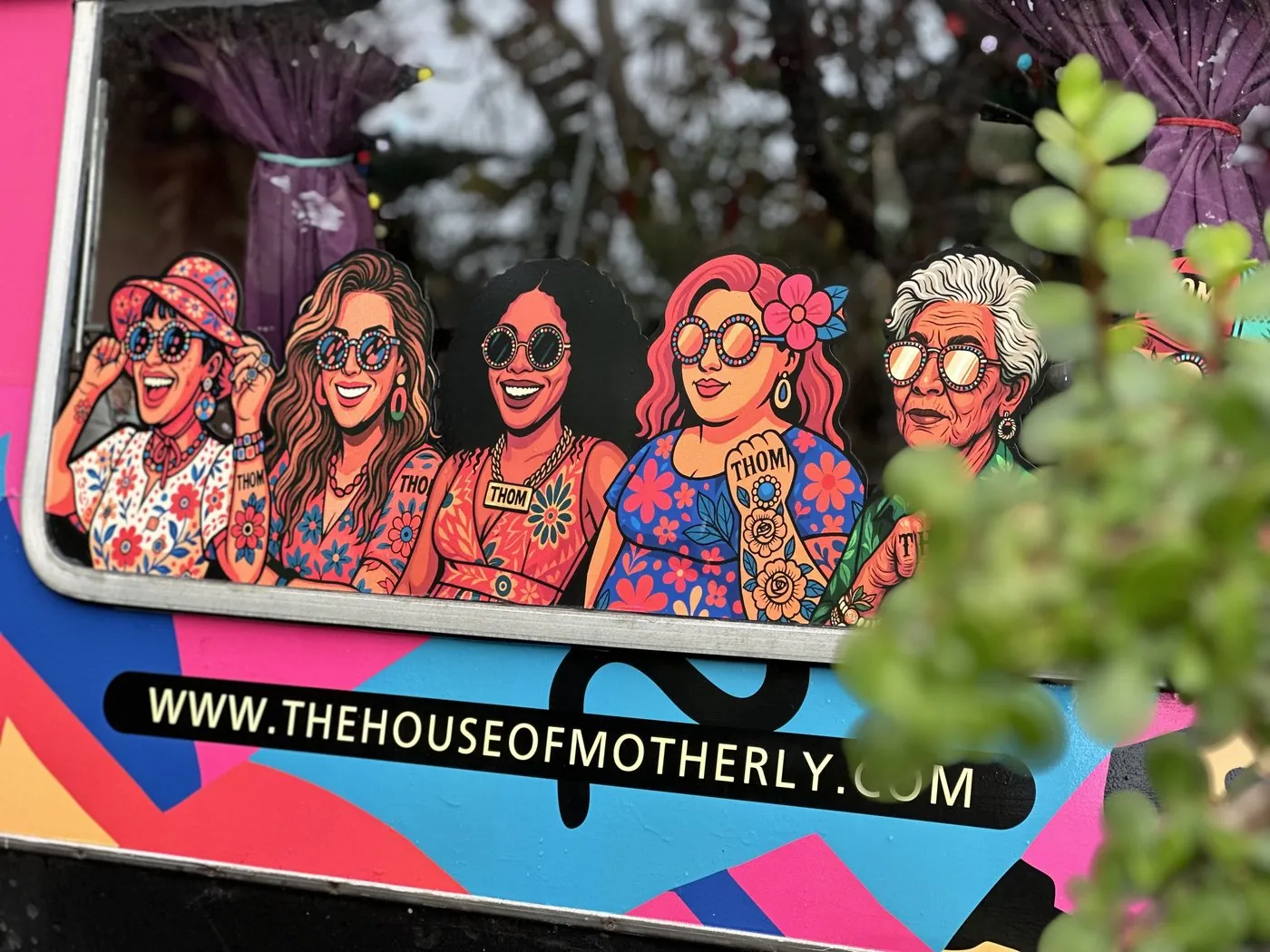 Colourful full vehicle wrap for The House of Motherly