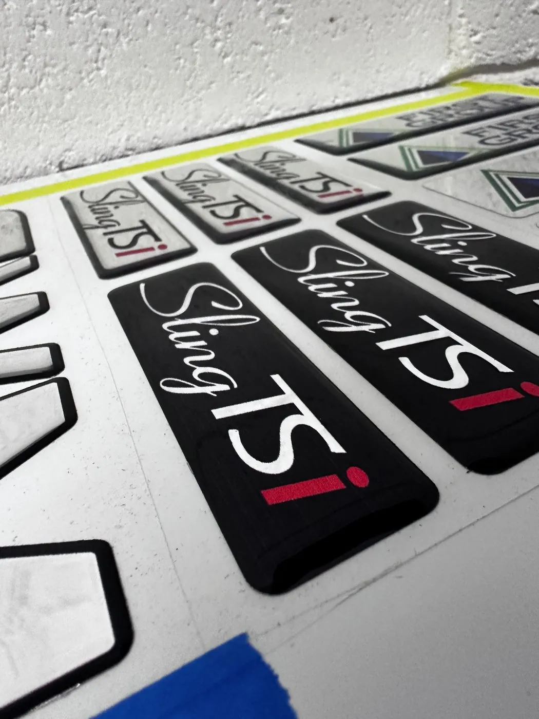 Sling TSi cut vinyl decals